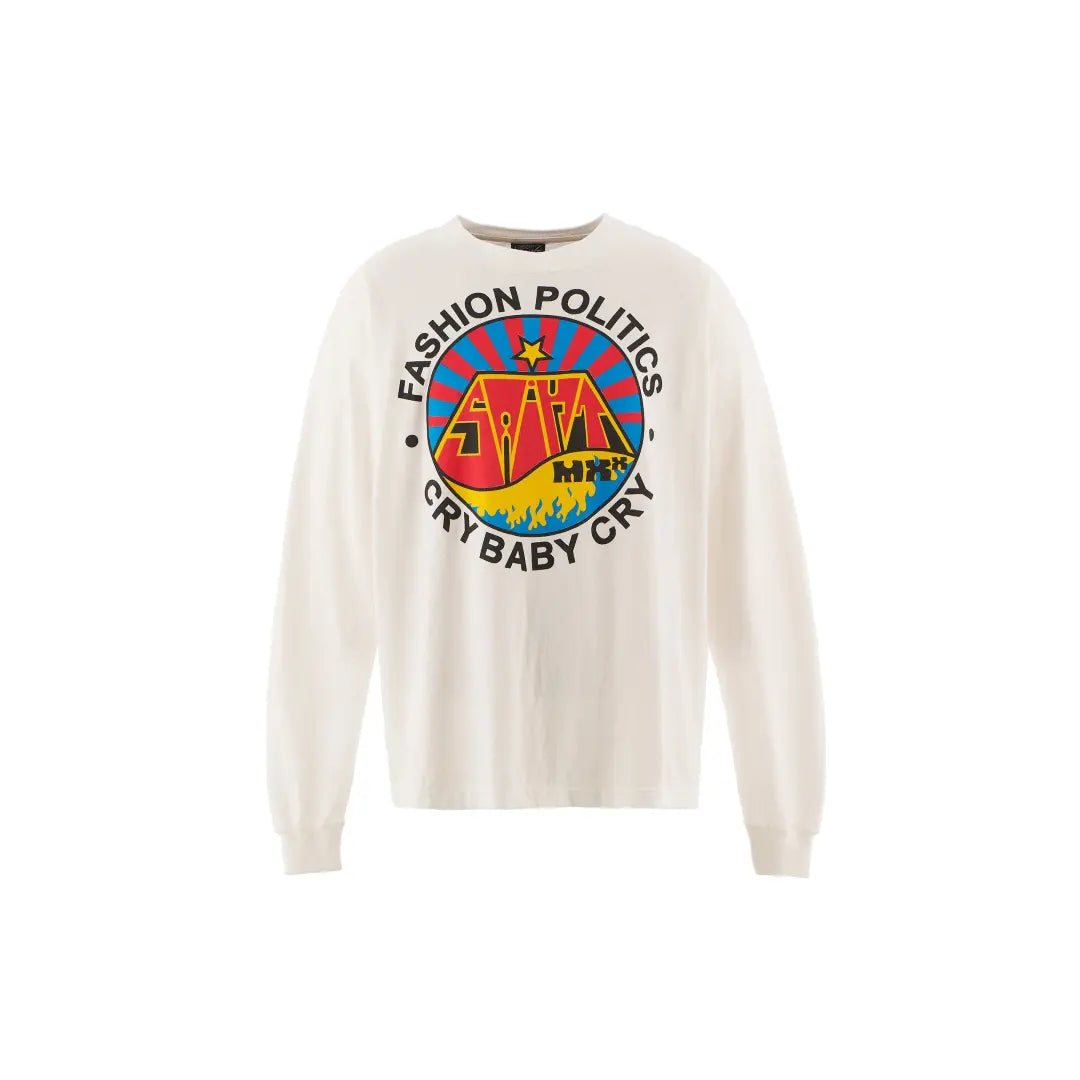 SAINT Mxxxxxx 25AW LS TEE_FASHION POLITICS